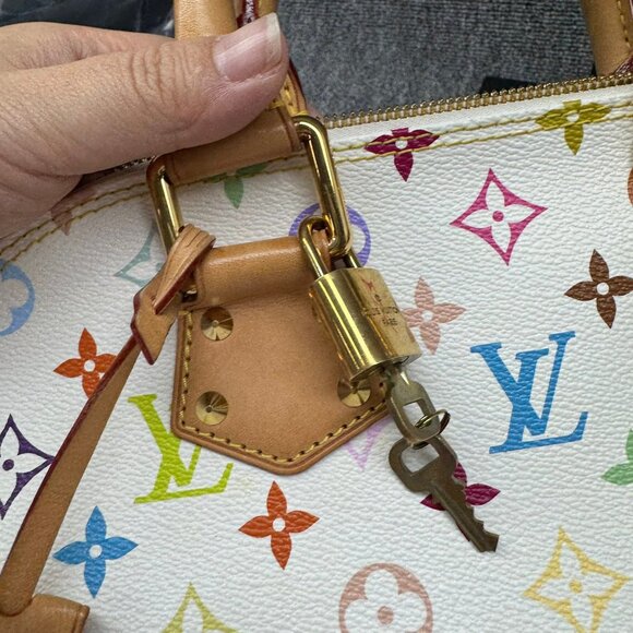 Louis Vuitton Alma Multicolor Monogram Canvas Tote fbcco1088-102125 - Picture 6 of 16